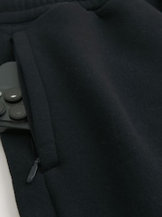 Hollister Black Baggy Fleece Jersey Shorts - Image 4 of 4