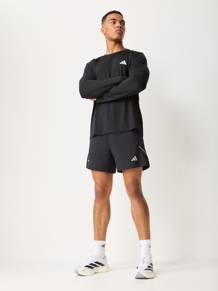 adidas Black Workout Essentials Flex Longsleeve T-Shirt - Image 2 of 5 adidas Black Workout Essentials Flex Longsleeve T-Shirt - Image 2 of 5