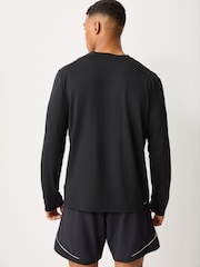 adidas Black Workout Essentials Flex Longsleeve T-Shirt - Image 3 of 5