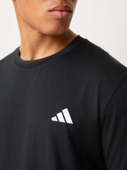 adidas Black Workout Essentials Flex Longsleeve T-Shirt - Image 4 of 5