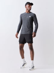 adidas Grey Workout Essentials Flex Longsleeve T-Shirt - Image 2 of 6