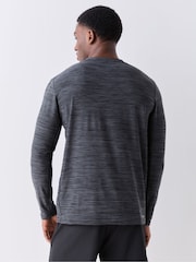 adidas Grey Workout Essentials Flex Longsleeve T-Shirt - Image 3 of 6