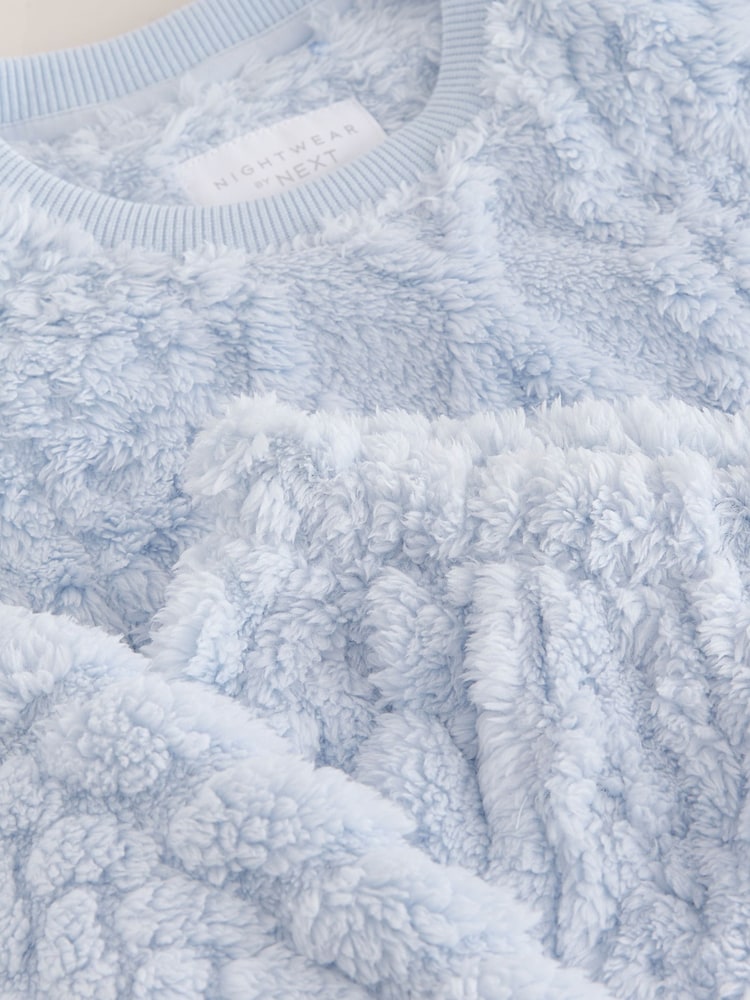 Blue Cosy Fleece Pyjamas (3-16yrs) - Image 9 of 9 Blue Cosy Fleece Pyjamas (3-16yrs) - Image 9 of 9
