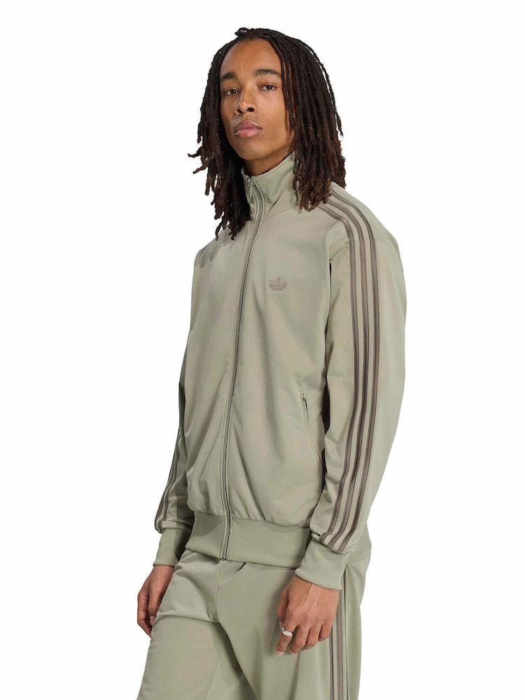 adidas Originals Green Firebird Track Top - Image 1 of 6