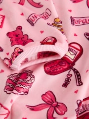 Rozā - Fleece Cosy Pyjamas (3-16yrs) - Attēls 3 no 4