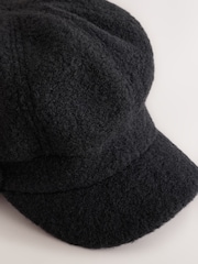 Black Baker Boy Cap - Image 2 of 3