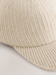 Ecru/White Knitted Cap - Image 6 of 7