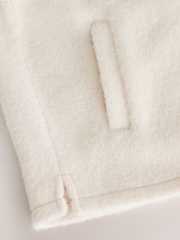 Ecru - Scardi Cover-Up Jacket with Removable Collar/ Scarf - Bild 6 von 6