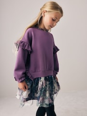Laura Ashley Sweat-Kleid im Lagenlook - Bild 3 von 11