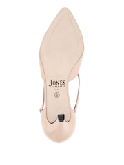 بيج - حذاء كورت جلدي بكعب عال رفيع من Jones Bootmaker - Image 4 of 5