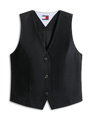 Γιλέκο Tommy Jeans από λινό - Εικόνα 5 του 5