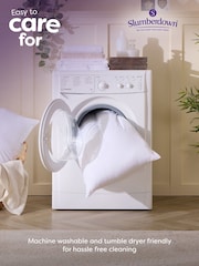 Slumberdown Set of 2 Warm Winter Medium Back Sleeper Pillows - Image 4 of 6