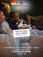 Slumberdown Set of 2 Warm Winter Medium Back Sleeper Pillows - Image 6 of 6