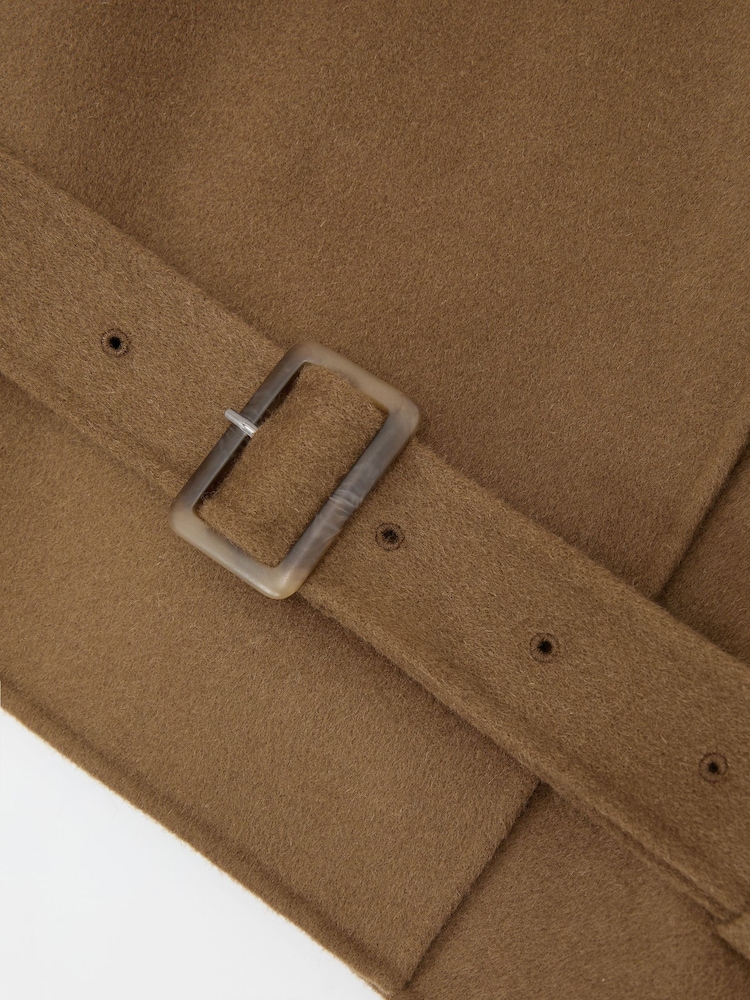 Reiss Lea Wool-Blend Funnel-Neck Blindseam Coat - 10суретінің 10 суреті Reiss Lea Wool-Blend Funnel-Neck Blindseam Coat - 10суретінің 10 суреті