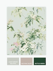Sage Ruiz Floral A4 Wallpaper Sample Floral - Image 5 of 5