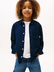Tommy Hilfiger Blue Long Sleeve Shirt - Image 1 of 5