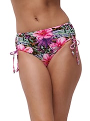 Chantelle Easy Pop High Waisted Adjustable Island Flowers Animal Bikini Briefs - 3의 이미지 1