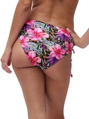 Chantelle Easy Pop High Waisted Adjustable Island Flowers Animal Bikini Briefs - 3의 이미지 2
