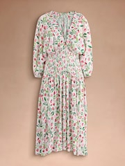 Cath Kidston Pink/White Strawberry Garden Beach Dress - Image 3 of 5