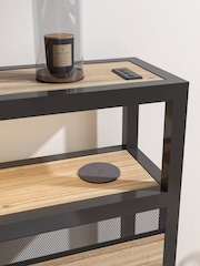 XR Living Oak Black Denver Ottoman Bed With App Controlled LED Lights - Image 4 of 5