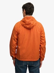 Oransje - SUPERDRY Jakke med hette i vasket twill - Bilde 3 av 8