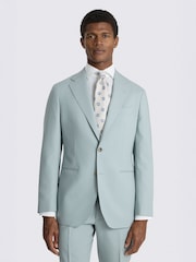 MOSS Aqua Tailored Fit Italian Tropical Suit Jacket - Image 1 of 4
