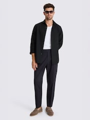 MOSS Black Tropical Overshirt - Image 2 of 4