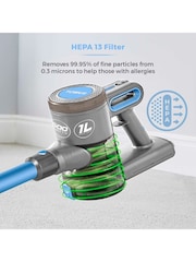 Tower Blue VL20 Corded 3-in-1 Performance Vacuum Cleaner - Image 7 of 11