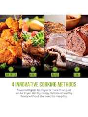 Tower White Vortx Digital 6L Air Fryer - Image 3 of 11