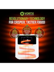 Tower White Vortx Digital 6L Air Fryer - Image 7 of 11