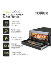 Tower Grey Vortx Air Fryer Pizza Oven - Image 2 of 12