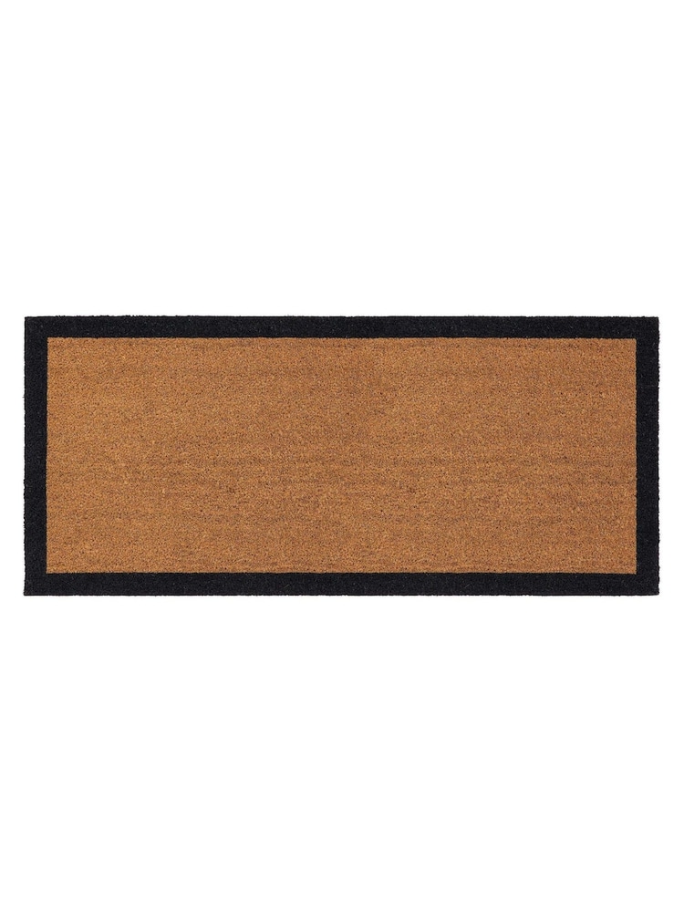 My Mat Black Border Coir Runner Doormat - Image 2 of 3