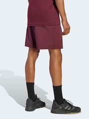 adidas Burgundy Workout Essentials Base Woven Shorts - Image 2 of 6