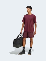 adidas Burgundy Workout Essentials Base Woven Shorts - Image 4 of 6