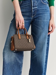 Michael Kors Brown Laila X-Small Cross-Body Bag - Image 4 of 8