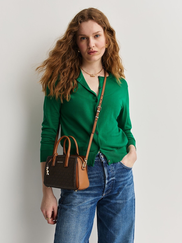 Michael Kors Brown Laila X-Small Cross-Body Bag - Image 8 of 8 Michael Kors Brown Laila X-Small Cross-Body Bag - Image 8 of 8