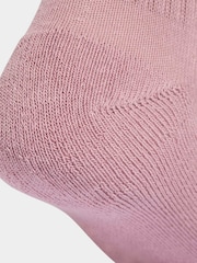 adidas Purple Linear Crew Cushioned Socks 3 Pack - Image 4 of 4