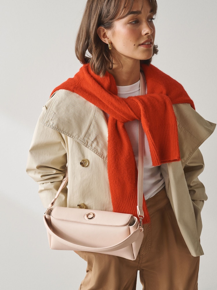 Bone Fold over Cross-Body Bag - Image 1 of 9 Bone Fold over Cross-Body Bag - Image 1 of 9