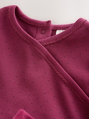 Burgundy Mesh Baby Long Sleeve Tutu Dress (0mths-2yrs) - Image 7 of 11