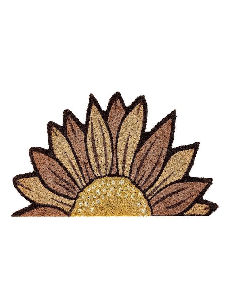 My Mat Natural Sunflower Coir Doormat - Image 2 of 4 My Mat Natural Sunflower Coir Doormat - Image 2 of 4