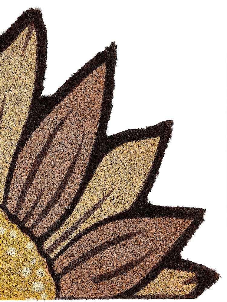 My Mat Natural Sunflower Coir Doormat - Image 4 of 4 My Mat Natural Sunflower Coir Doormat - Image 4 of 4