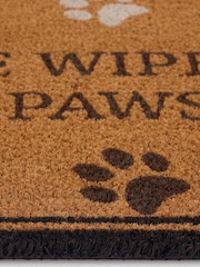 My Mat Natural Wipe Your Paws Border Coir Doormat - Image 3 of 3