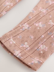Mink Brown Ditsy Baby Leggings 5 Pack (0mths-2yrs) - Image 11 of 11