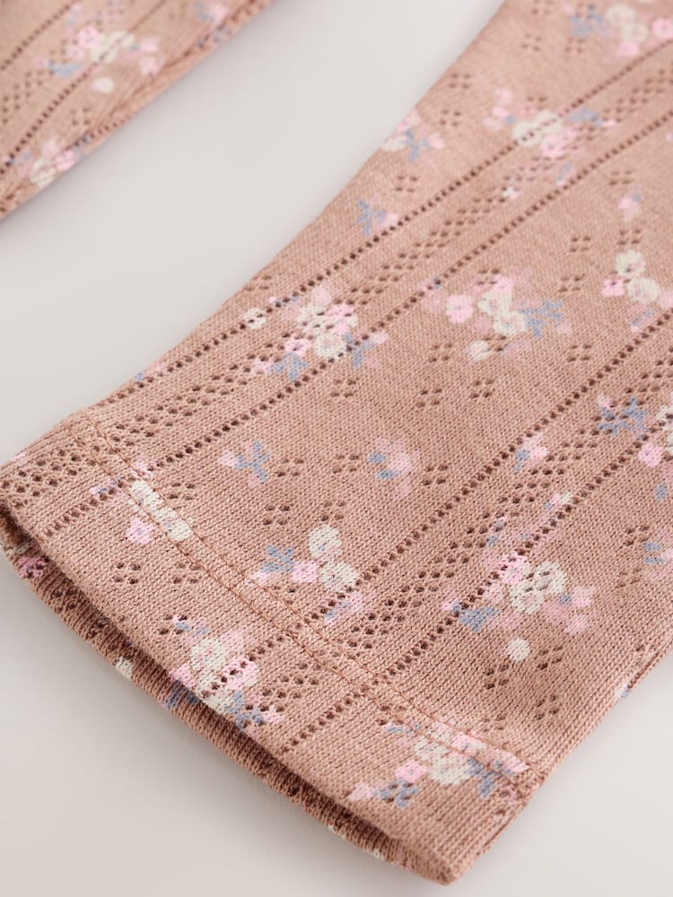 Mink Brown Ditsy Baby Leggings 5 Pack (0mths-2yrs) - Image 11 of 11 Mink Brown Ditsy Baby Leggings 5 Pack (0mths-2yrs) - Image 11 of 11