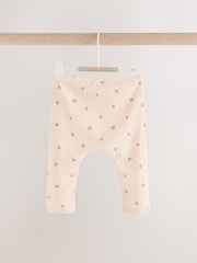 Mink Brown Ditsy Baby Leggings 5 Pack (0mths-2yrs) - Image 8 of 11