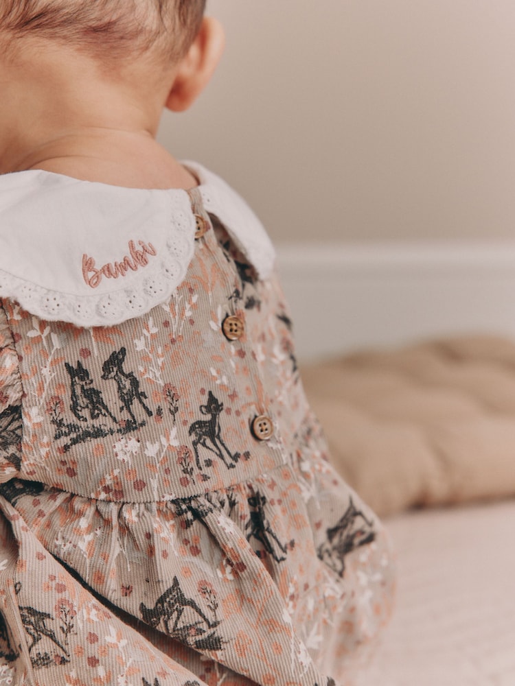 Mink Brown Bambi Cord - Baby Romper And Tights 2 Piece Set (0mths-2yrs) - Imagen 3 de 3 Mink Brown Bambi Cord - Baby Romper And Tights 2 Piece Set (0mths-2yrs) - Imagen 3 de 3