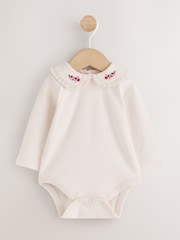 წითელი ჩეკი - Baby Long Sleeve Bodysuit Bubble Skirt And Tights Set 3 Piece (0mths-2yrs) - სურათი 7 10-დან