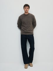 The Set 2 Pack Soft Knit Jumpers Brown - Image 4 of 13