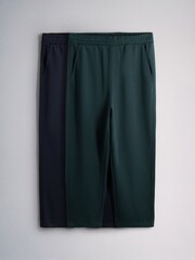 The Set 2 Pack Scuba Barrel Joggers Green/Navy - Image 4 of 8