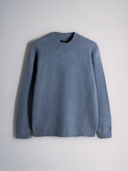 The Set 3 Pack Soft Knit Crew Jumper Grey/Blue - Image 11 of 14